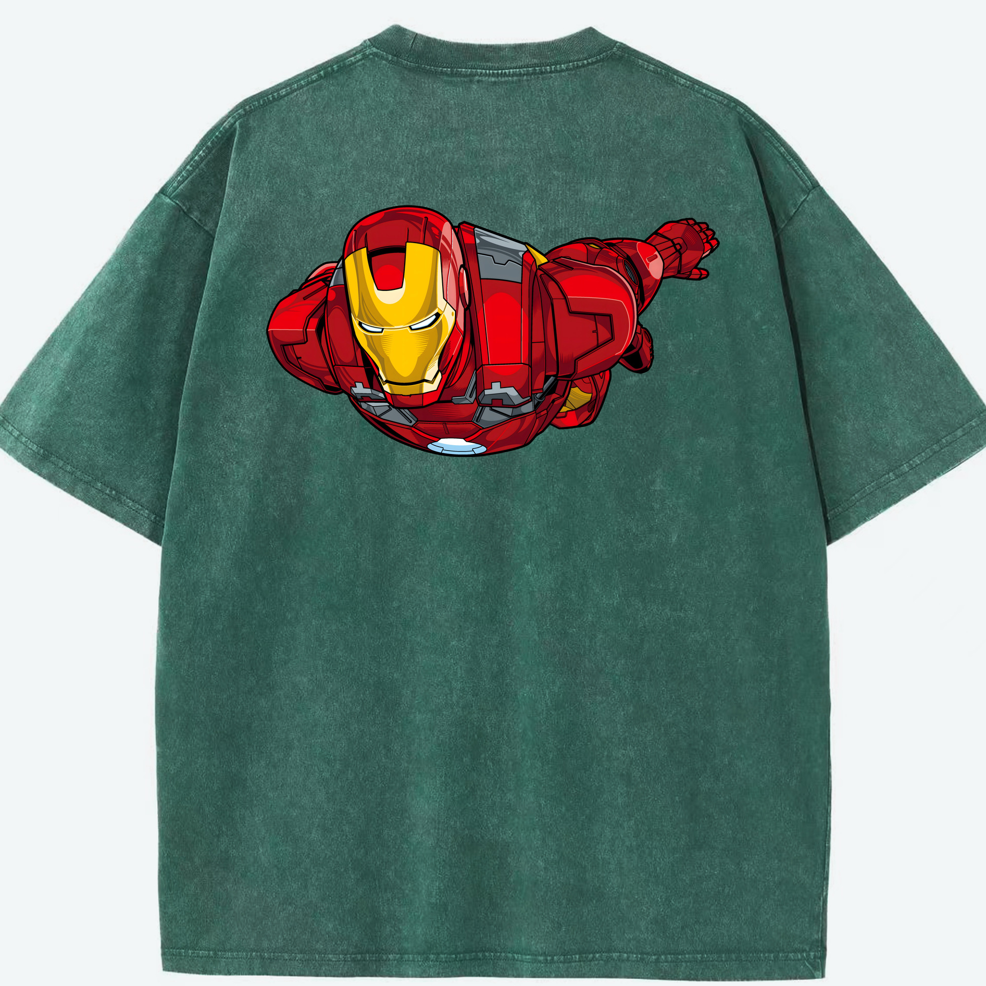 （画像用） アベンジャーズ The Avengers 綿100% ヴィンテージ風 半袖Tシャツ（背面プリント）